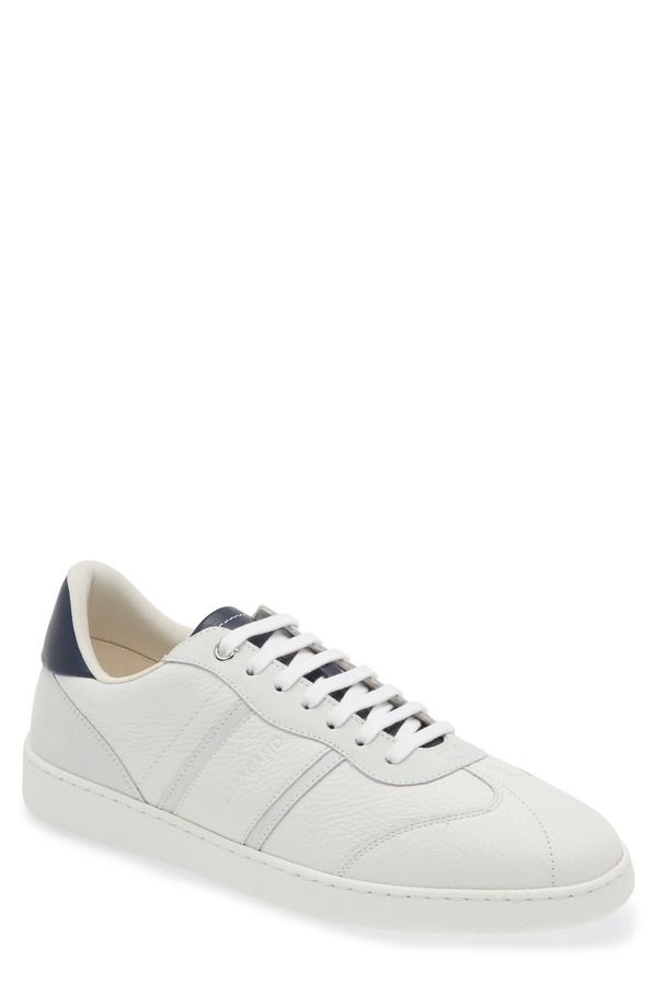 フェラガモ メンズ シューズ スニーカー FERRAGAMO Achille Low Top Sneaker Biancottico