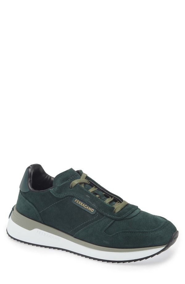 フェラガモ メンズ シューズ スニーカー FERRAGAMO America Sneaker Moss Nero