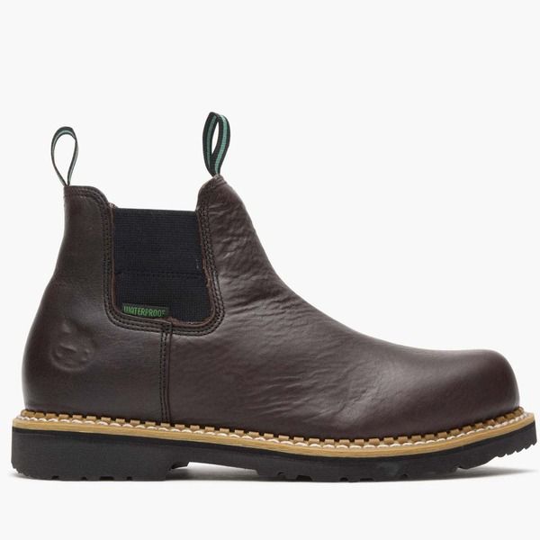 ジョージブーツ メンズ シューズ ブーツ・レインブーツ Tシャツ Georgia Boot High Romeo Steel Toe Boot Soggy Brown ブラウン