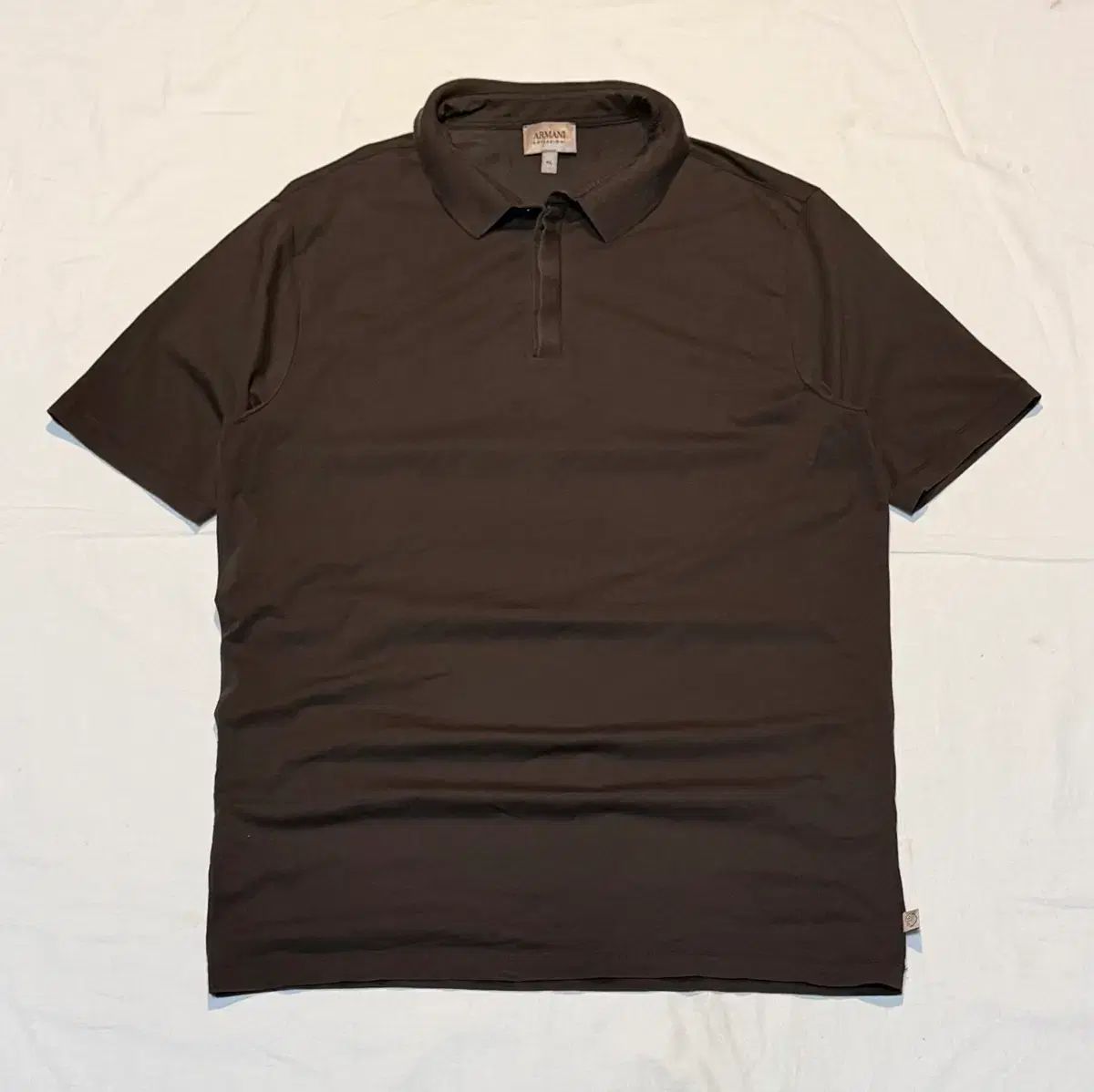 ARMANI COLLEZIONI(アルマーニコレツォーニ) 半袖 pk カラーTシャツ ブラウン