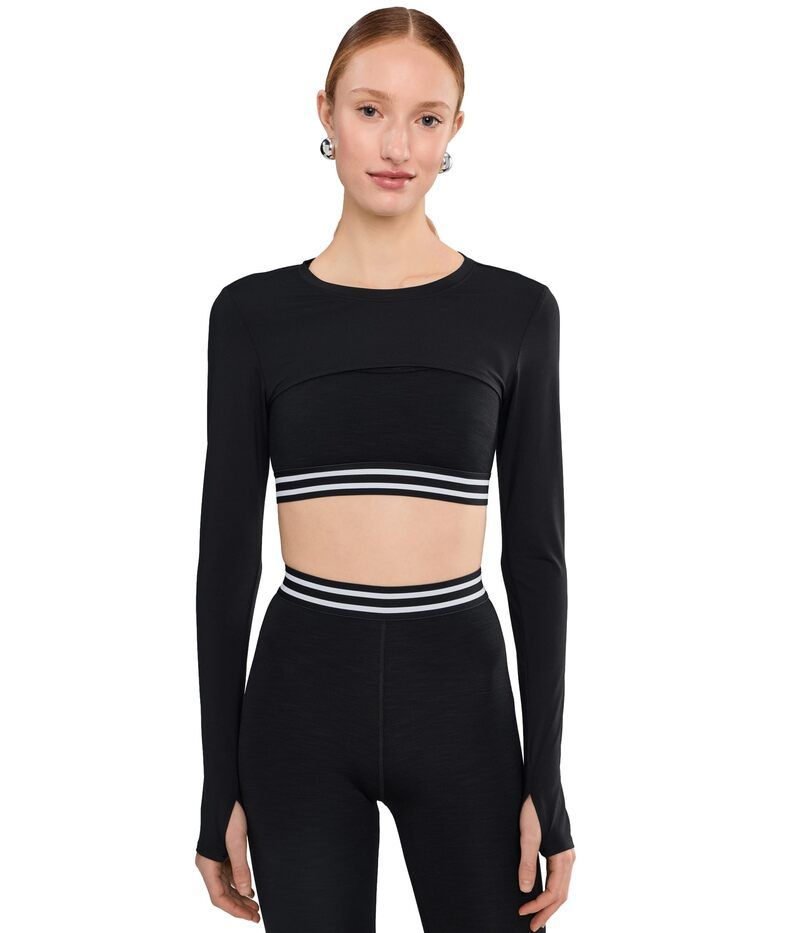 スピリッツフィフティファイブ レディース トップス シャツ Splits59 Ameliairweight Lite Shrug Black ブラック