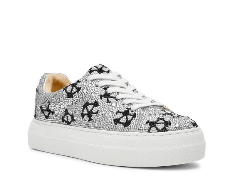 ベッツィジョンソン レディース シューズ スニーカー プラットフォーム Betsey JohnsonSidny Platform Sneaker White Soccer Ball Print ホワイ