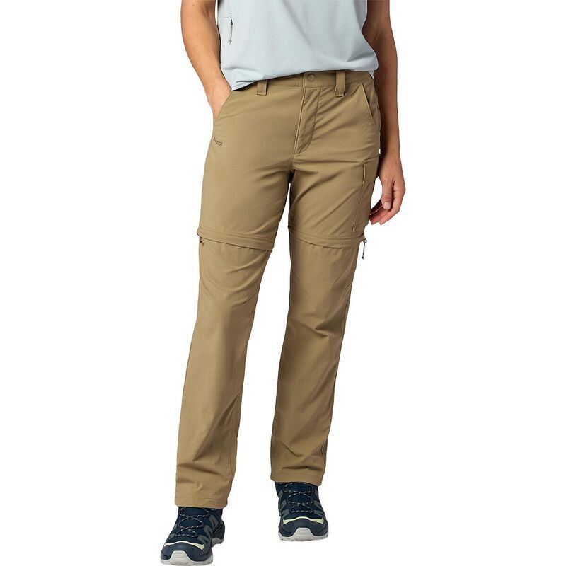 マーモット レディース ボトムス カジュアルパンツ Marmotrailway Convertible Pant Womens Desert Khaki カーキ
