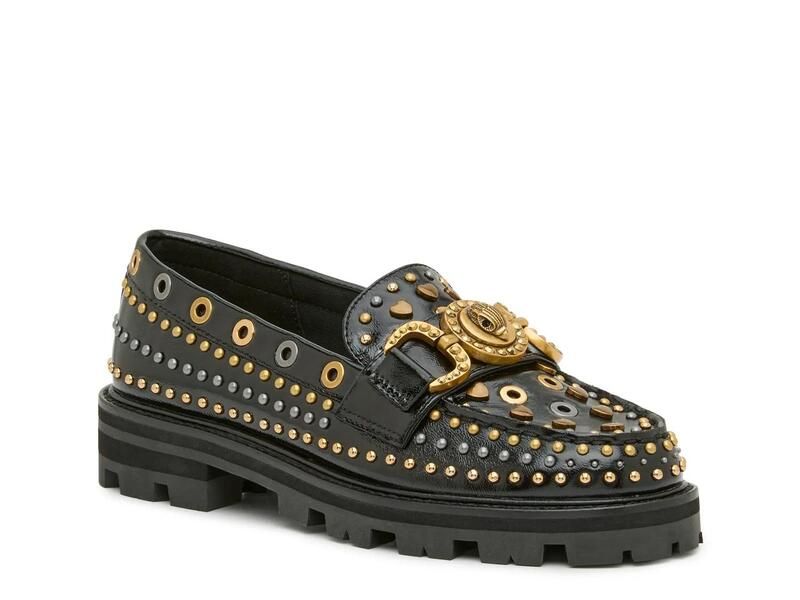 カートジェイガー レディース シューズ スリッポン・ローファー Kurt GeigerMansion Stud Loafer Black ブラック