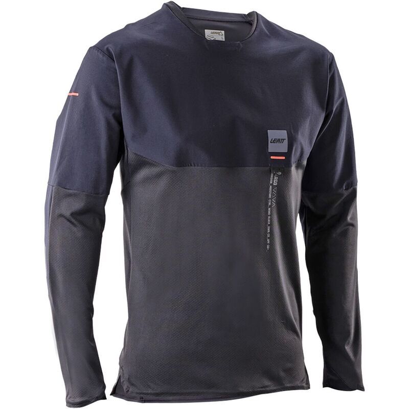 リアット メンズ トップス Tシャツ ジャージー 長袖 Leatt MTB Trail 60 Cargo LongSleeve Jersey Mens Ghost Black ブラック
