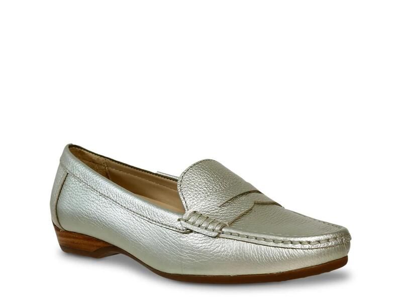 ダイビッドテイト レディース シューズ スリッポン・ローファー David TateFreetime Penny Loafer Gold Metallic ゴールド