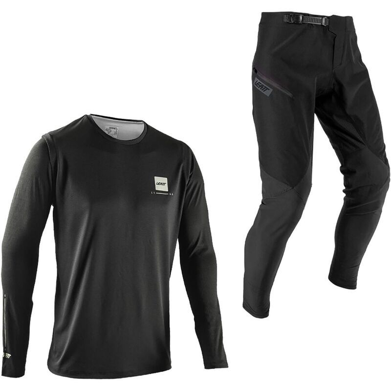 リアット メンズ ボトムス ハーフパンツ・ショーツ Leatt MTB RideKit 10 Mens Ghost Black ブラック