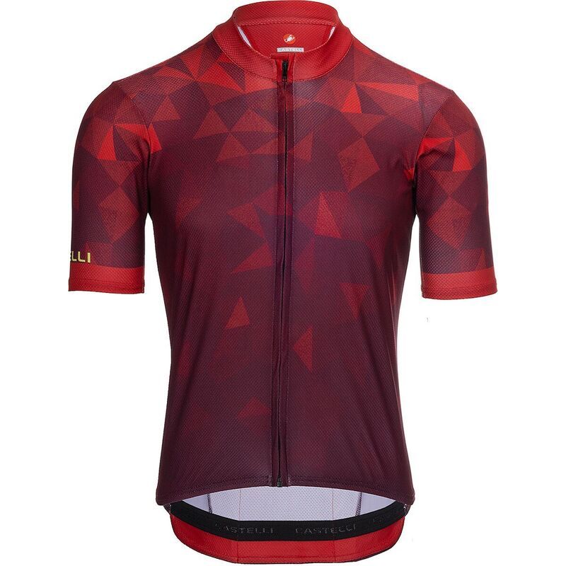カステリ メンズ トップス Tシャツ ジャージー Castelli Flusso 2 Limitedition Jersey Mens RedDeep BordeauxChartruese レッド