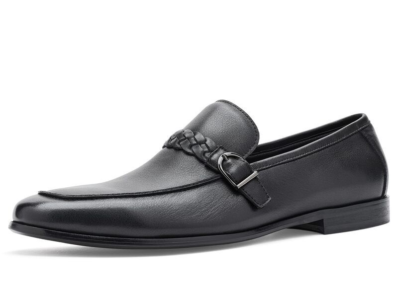 スティーブ マデン メンズ シューズ スリッポン・ローファー Steve Madden Chauncey Black Leather ブラック