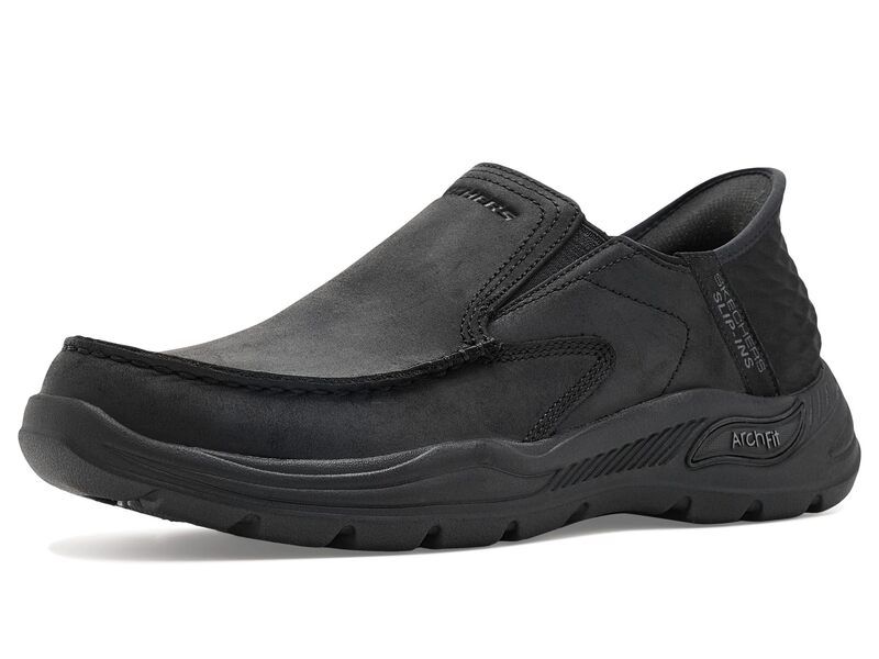 スケッチャーズ メンズ シューズ スニーカー SKECHERS Arch Fit Motley Milo BlackBlack ブラック