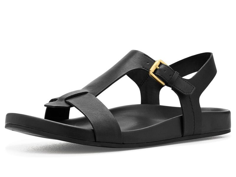 フランコサルト レディース シューズ サンダル Franco Sarto Bellamy Strappy Sandals Black Faux Leat ブラック