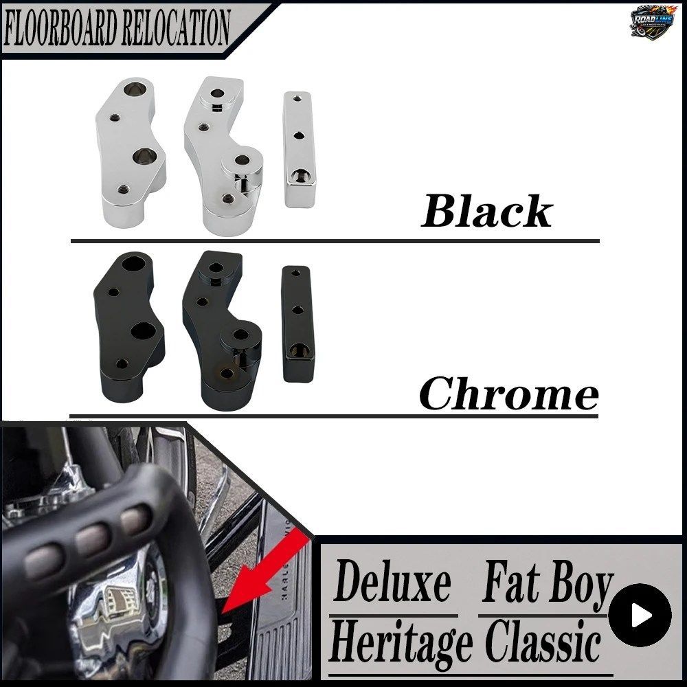 ハーレーダビッドソン ソフテイル スリム ファットボーイ デラックス ヘリテージ クラシック FLSL FLFBS FLHCS FLDE FLFB FLHC 用フロアボ