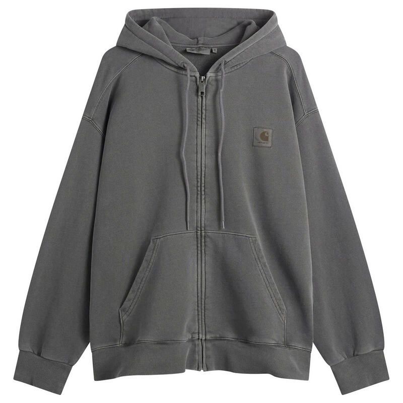 カーハート メンズ アウター ジャケット・ブルゾン Carhartt WIP Hooded Nelson Jacket Black Garment Dyed ブラック