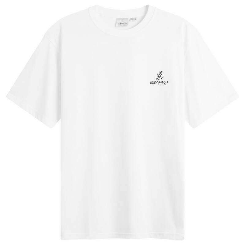 グラミチ メンズ トップス Tシャツ ロゴ Gramicci One Point Logo TShirt White ホワイト