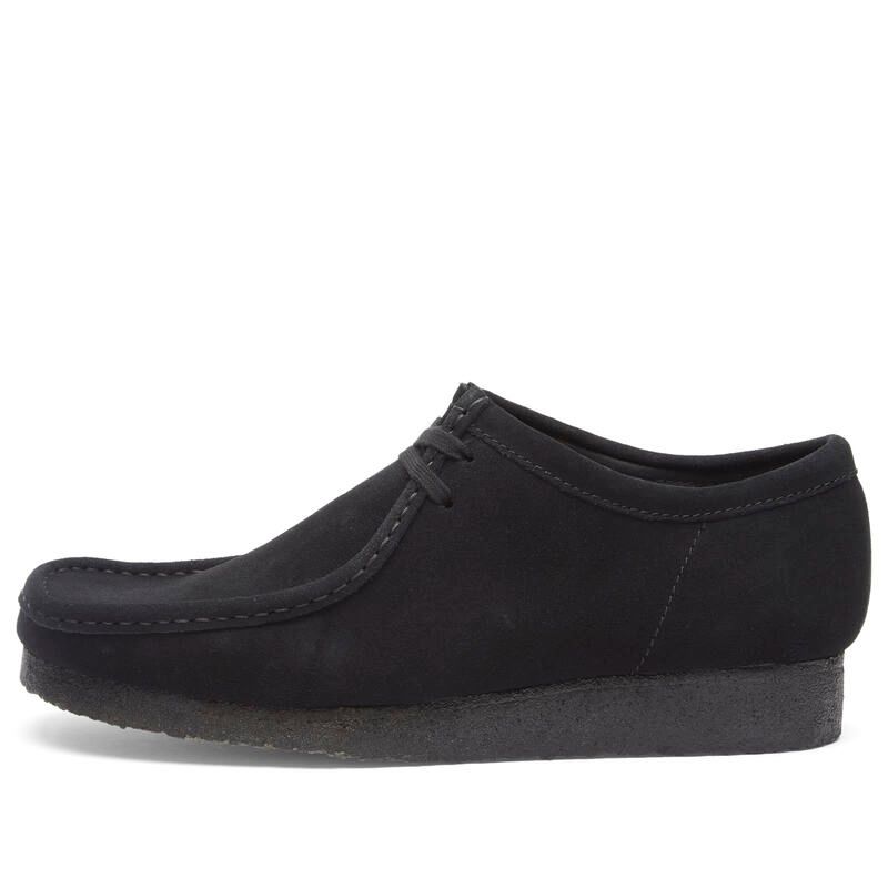 クラークス メンズ シューズ スニーカー Clarks Originals Wallabee Black Suede ブラック