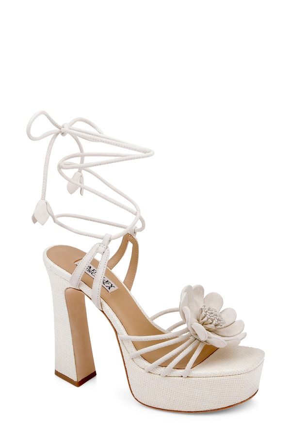 バッドグレイミッシカ レディース シューズ サンダル プラットフォーム アンクル Badgley Mischka Collection Wanette Ankle Wraplatform Sandal