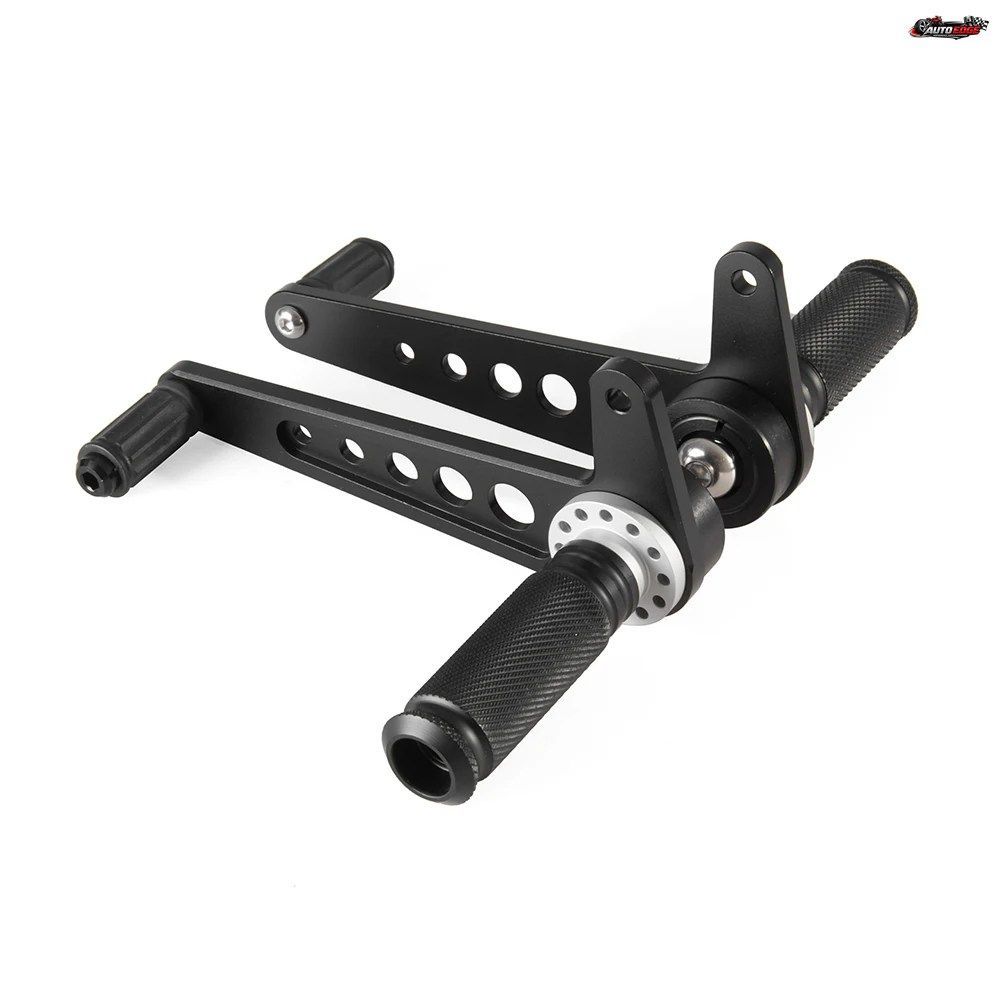 カフェレーサーアクセサリー オートバイ用フットペグ リアセット フットレスト スズキカスタム用 ホンダ CB KZ GT GB RD XS用