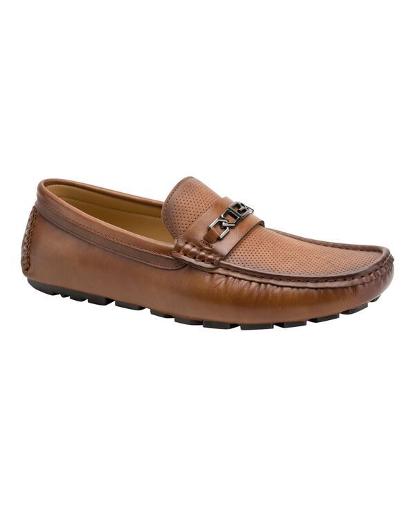 ゲス メンズ シューズ スリッポン・ローファー GUESS Mens Aqlen Driving Loafers Medium Natural
