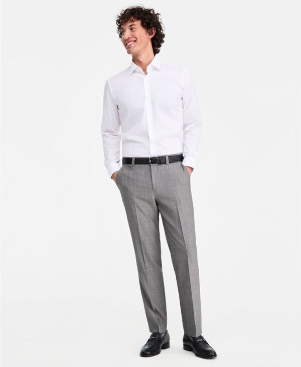 ヒューゴボス メンズ ボトムス カジュアルパンツ Hugo Boss Mens ModernFit Suit Separate Trousers Dark Grey グレー