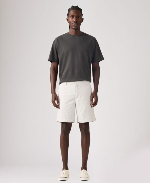 リーバイス メンズ ボトムス ハーフパンツ・ショーツ ショートパンツ Levis Mens RelaxedFit 8 Chino Shorts Marlon Stripe ストライプ