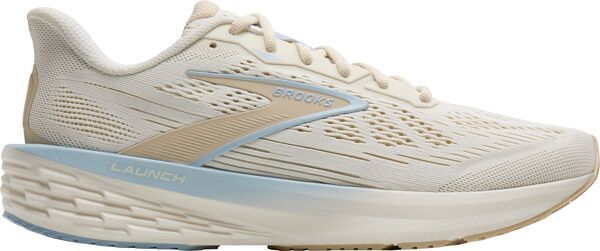 【送料無料】 ブルックス レディース スニーカー シューズ Brooks Womens Launch 12 Running Shoes WhiteBeige
