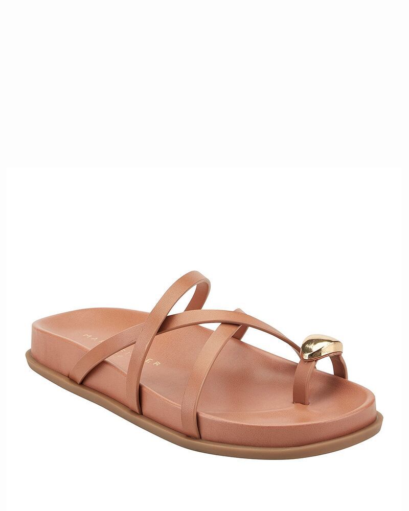 マーク・フィッシャー レディース シューズ サンダル Marc Fisher LTD Womens Braidey Strappy Sandals Medium Natural