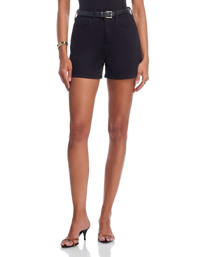 ラジャンス レディース ボトムス ハーフパンツ・ショーツ ショートパンツ LAGENCE Lissania Ultra High Rise Jean Shorts Noir