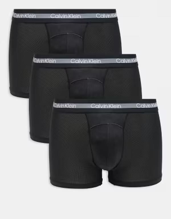 カルバンクライン メンズ アンダーウェア トランクス Calvin Klein Icon Active 3 pack briefs Blackblackblack ブラック