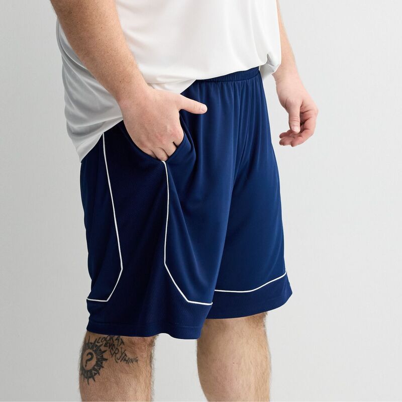 Tek Gear レディース ボトムス ハーフパンツ・ショーツ メッシュ トール ショートパンツ Big Tall Tek Gear Mesh Basketball Shorts Blue Beaut