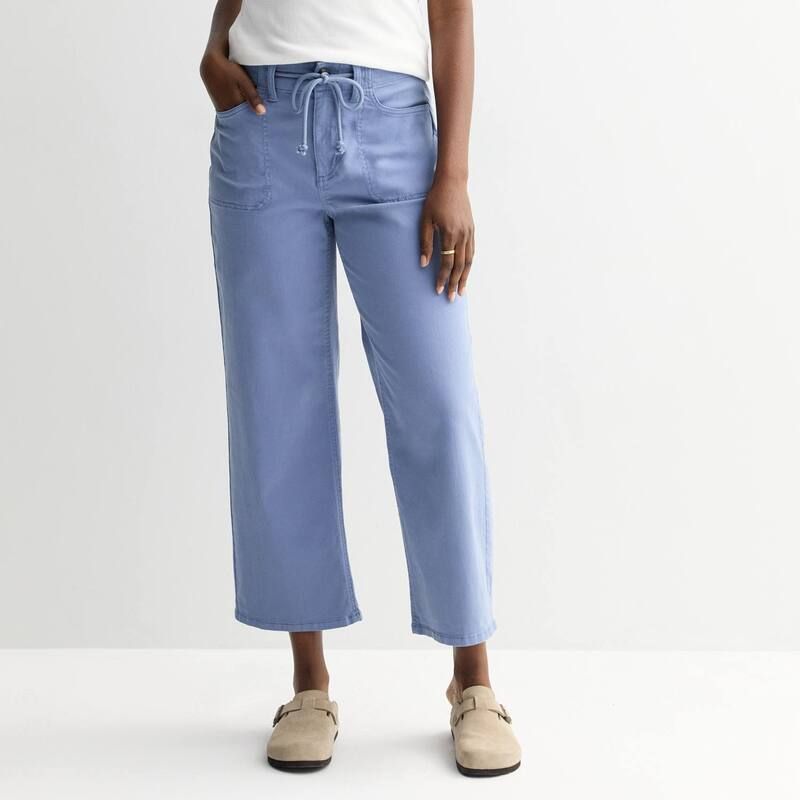 ソノマ レディース ボトムス カジュアルパンツ ワイドレッグ プチ アンクル Petite Sonoma Goods For Life High Rise Wide Leg Ankle Pants H