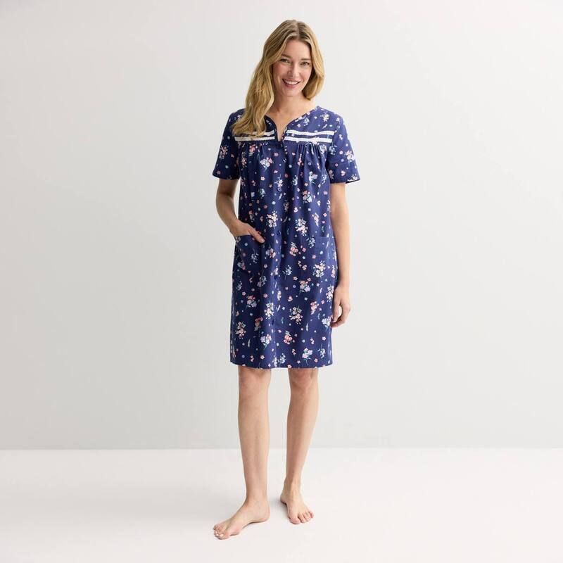クロフト＆バロー レディース アンダーウェア ナイトウェア プチ Petite Croft Barrowoven Sleep Robe Wildflower Dream