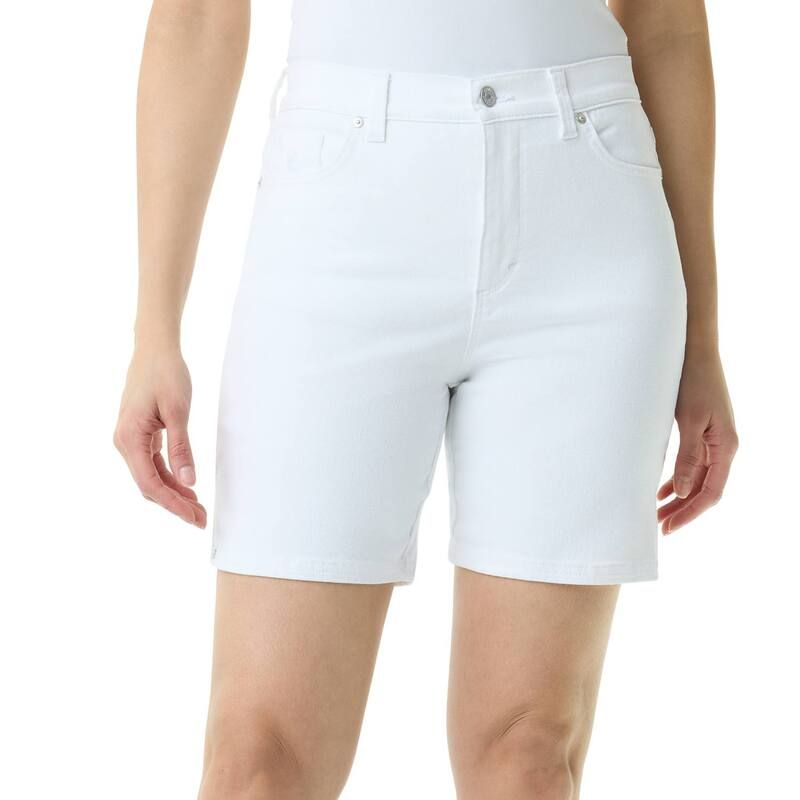 グロリアバンデービルト レディース ボトムス ハーフパンツ・ショーツ ショートパンツ Womens Gloria Vanderbilt Amanda Shorts Vintage White ホワイト