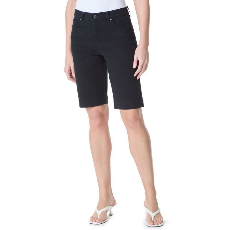 グロリアバンデービルト レディース ボトムス ハーフパンツ・ショーツ ショートパンツ Womens Gloria Vanderbilt Amanda Bermuda Shorts Black ブラック