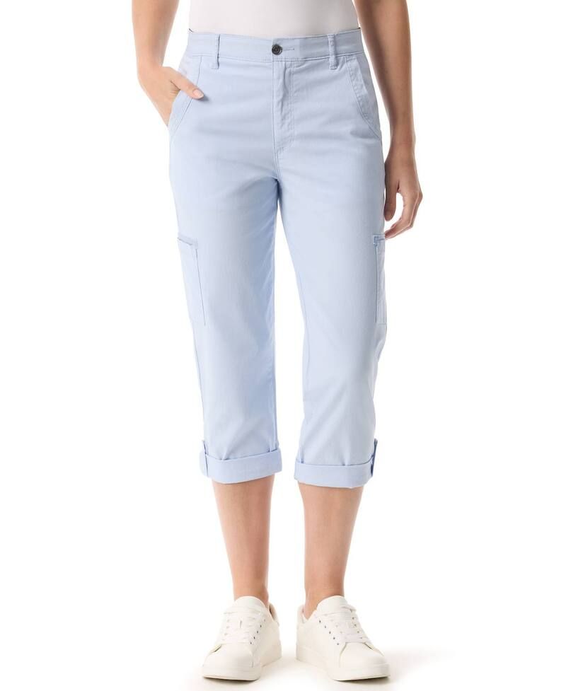 グロリアバンデービルト レディース ボトムス カジュアルパンツ キャップ Womens Gloria Vanderbilt Cargo Capris Morning Dew