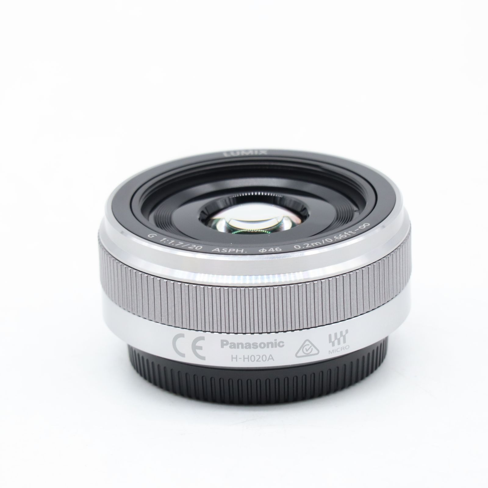 Panasonic G 20mm F1.7 II ASPH. シルバー｜マイクロフォーサーズ用 単 