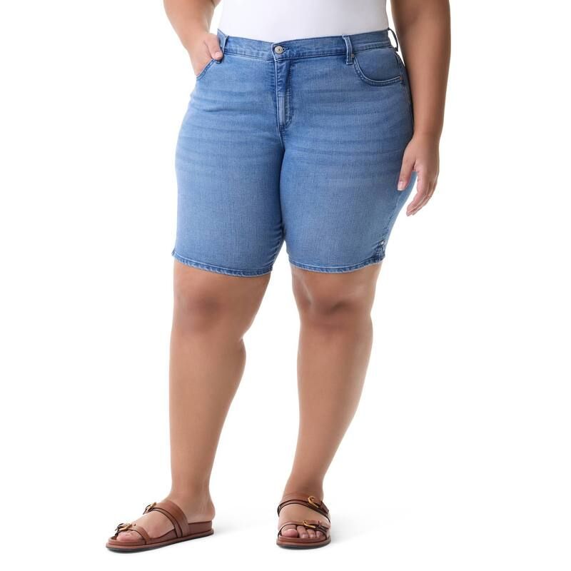 グロリアバンデービルト レディース ボトムス ハーフパンツ・ショーツ プラスサイズ ショートパンツ Plusize Gloria Vanderbilt Amanda Bermuda Shorts Cl