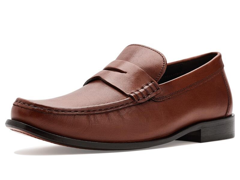 ジョンストンアンドマーフィー メンズ シューズ スリッポン・ローファー Johnston Murphy Humphrey Penny Loafers Tan Full Grain タン