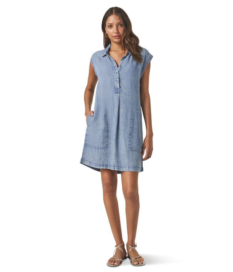 スプレンディット レディース トップス ワンピース ミニ Splendid Wren Indigo Mini Dress Indigo インディゴ