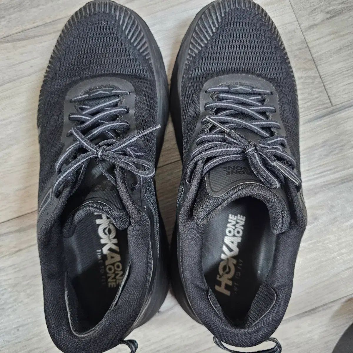HOKA ONE ONE ホカオネオネ ボンダイ7 ワイド オールブラック スニーカー 265