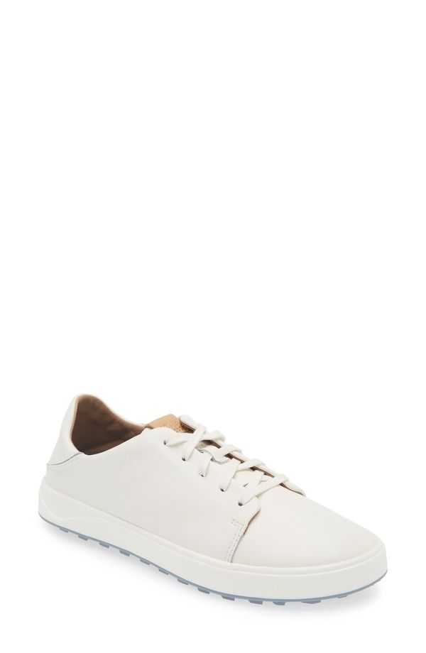 オルカイ レディース シューズ スニーカー OluKai Wailea Waterproof Spikeless Golf Shoe White White ホワイト