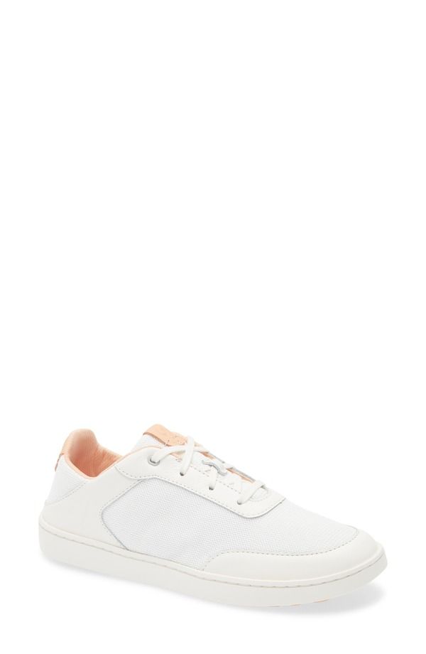 オルカイ レディース シューズ スニーカー OluKai Kiahuna Sneaker Bright White Cantalope ホワイト