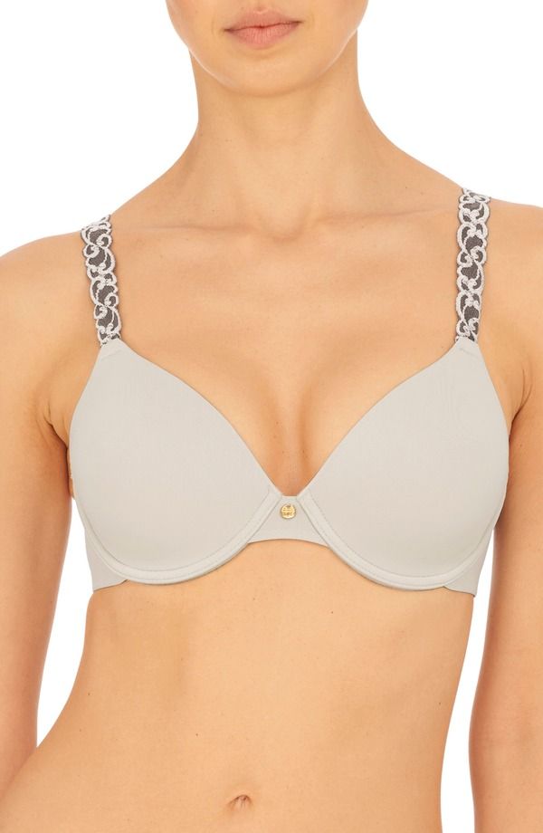 ナトリ レディース トップス Tシャツ Natori Pure Luxe Underwire TShirt Bra Linen Minr