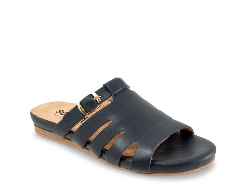 ソフトウォーク レディース シューズ サンダル SoftwalkCarolina Sandal Navy ネイビー