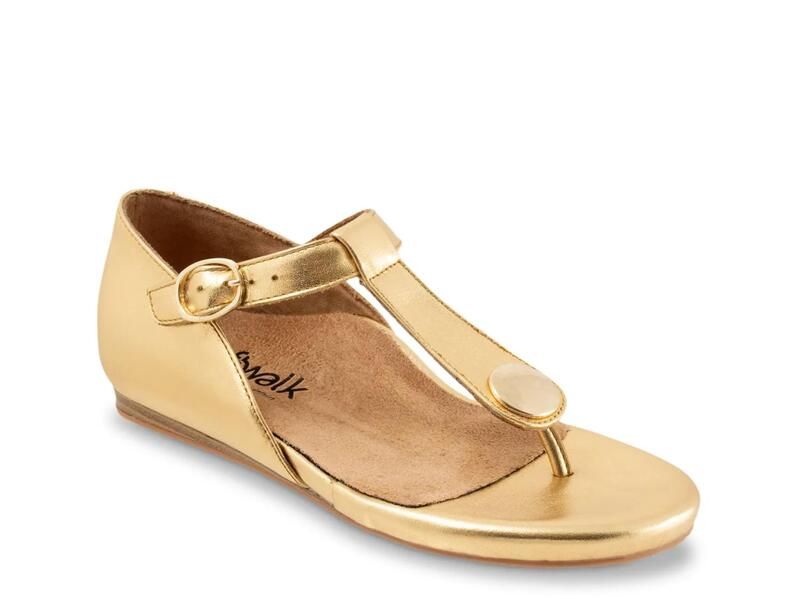 ソフトウォーク レディース シューズ サンダル SoftwalkCharlotte Sandal Gold Metallic ゴールド