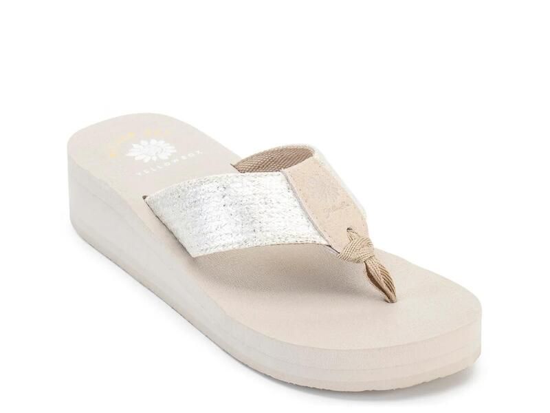 イエローボックス レディース シューズ サンダル Yellow BoxLeyla Wedge Sandal Ivory アイボリー