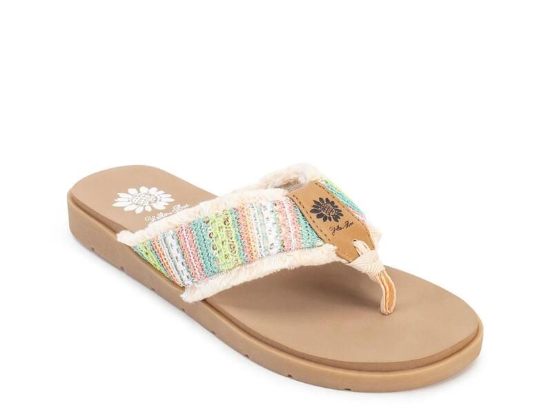 イエローボックス レディース シューズ サンダル Yellow BoxFlappy Sandal Pastel Multicolor マルチカラー