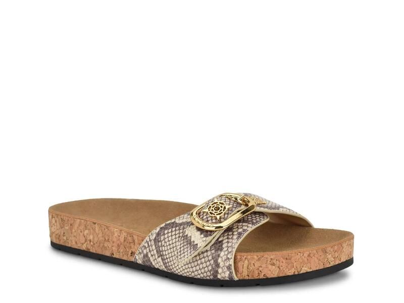 ゲス レディース シューズ サンダル GuessLocela Sandal Beige Snake Print ベージュ