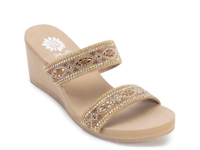 イエローボックス レディース シューズ サンダル Yellow BoxSublime Wedge Sandal Taupe トープ