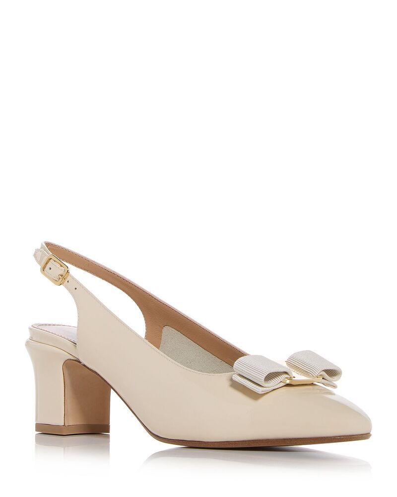 フェラガモ レディース シューズ パンプス FERRAGAMO Womens Vetty 55 Slingback Pumps Mascarpone