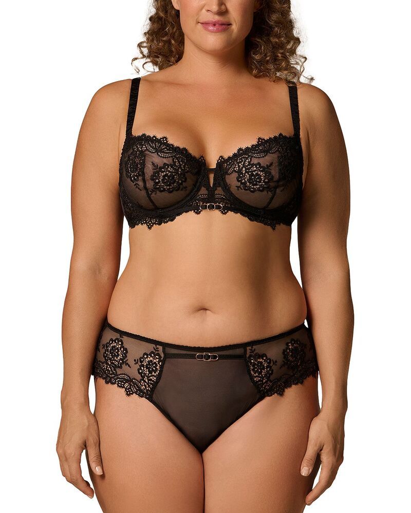 シモーヌペレール レディース アンダーウェア ブラジャー Simone Perele Idole Demi Cup Bra Black ブラック